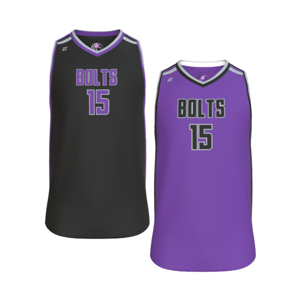 Bolts Black & Purple Game Day Reverse Jersey Thumbnail