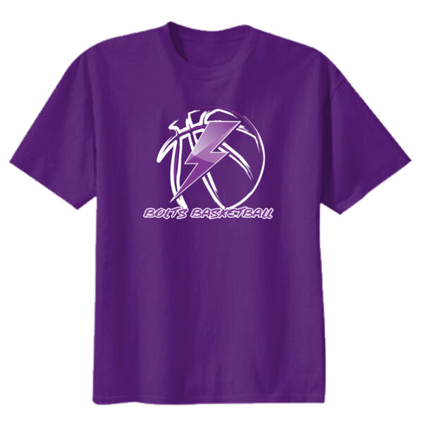 Bolts Basketball  - Youth Heavy Cotton Shirt Thumbnail