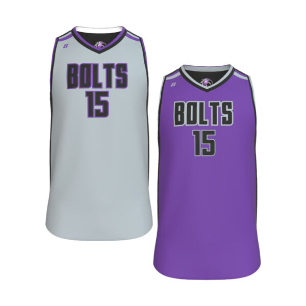 Bolts Grey & Purple Game Day Reverse Jersey Thumbnail
